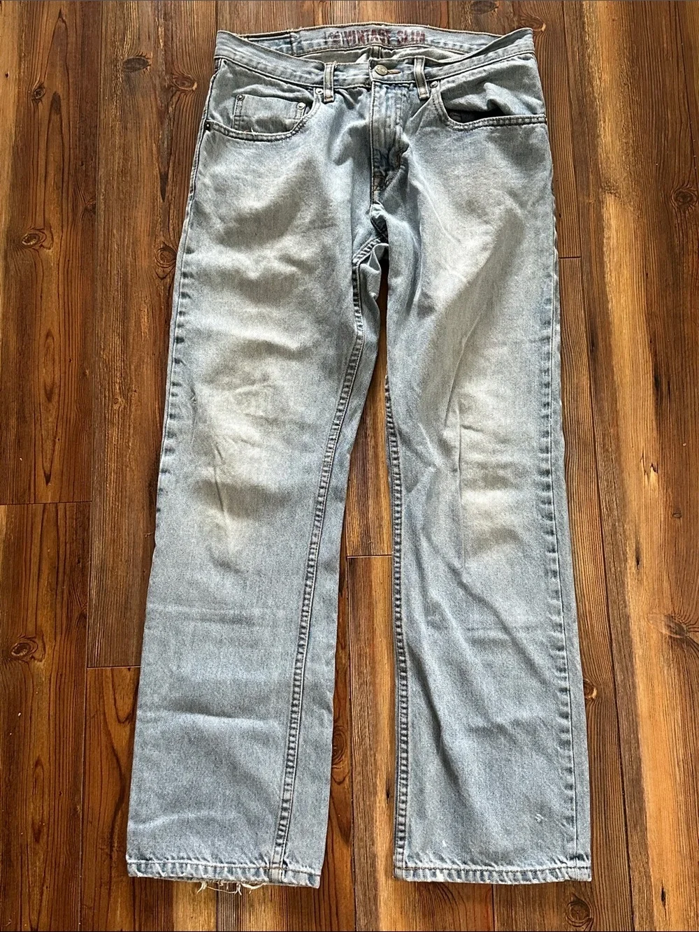 Lee Men's Vintage Slim Light Wash Blue Jeans 30/32